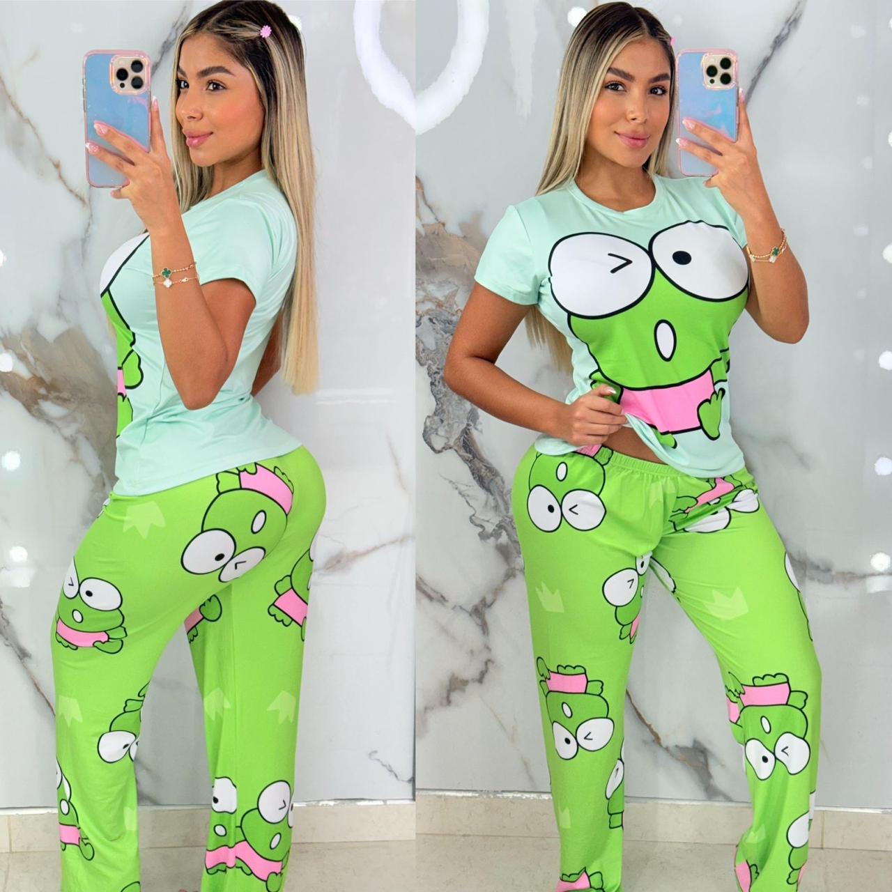 Conjunto Pijama Larga Dama REF 5084