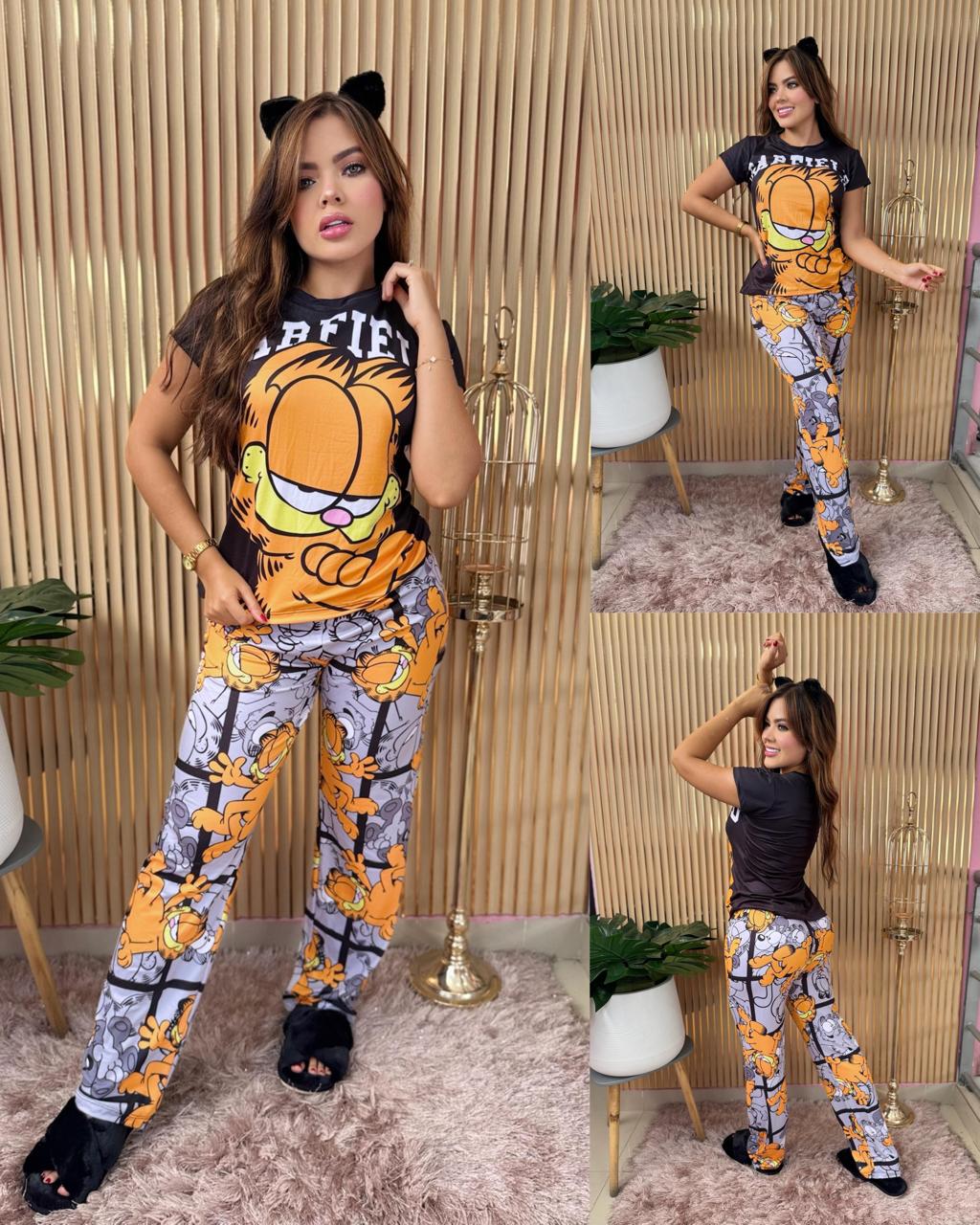 Conjunto Pijama Larga Dama REF 5083