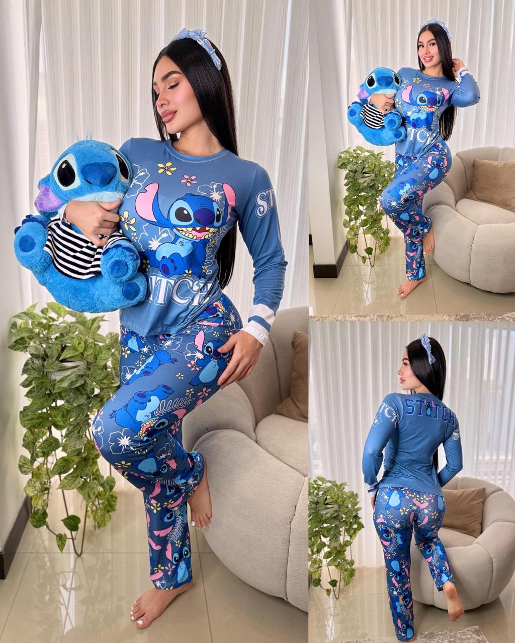 Pijama Manga Larga DAMA St1tch