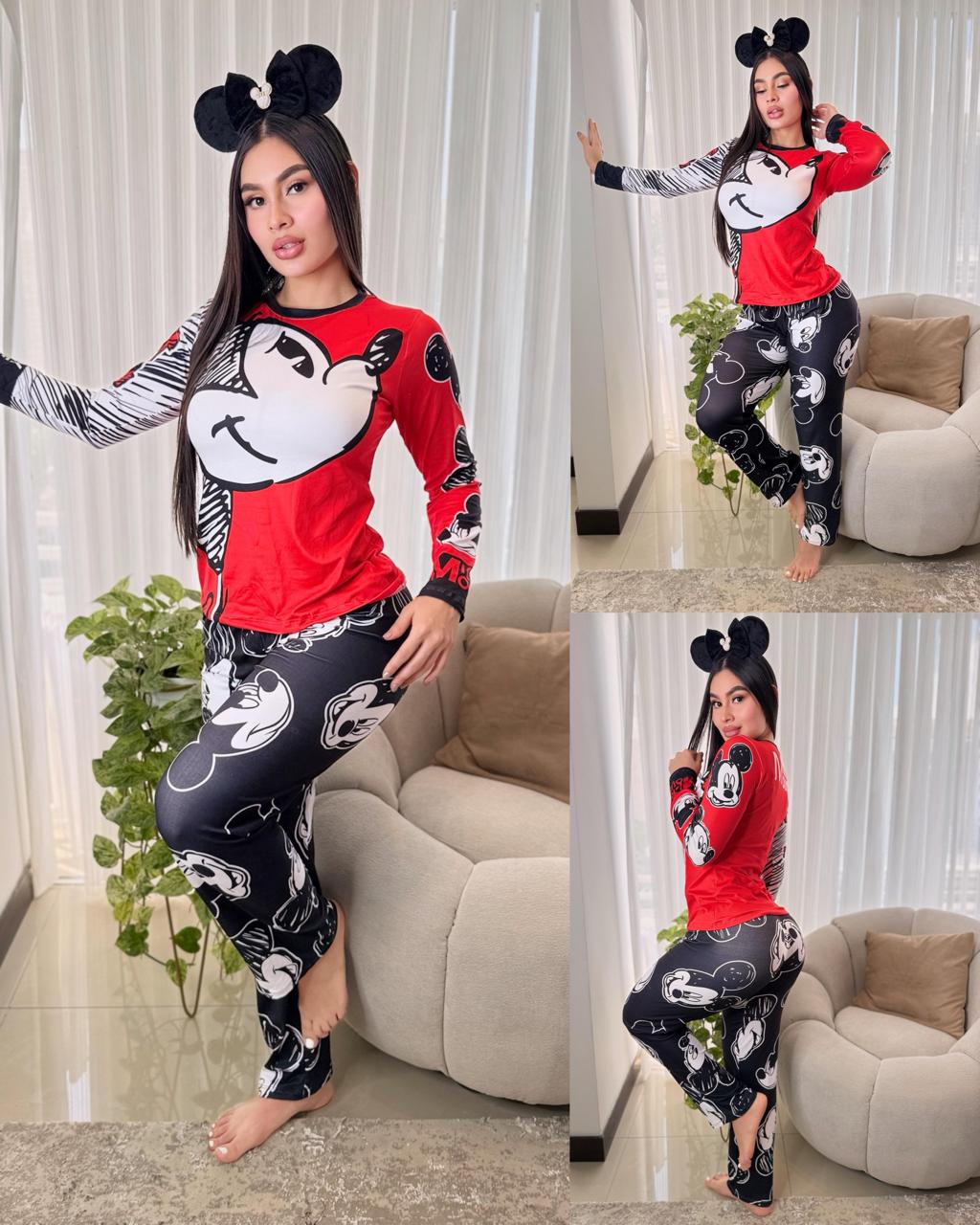 Pijama Manga Larga DAMA Mick3y