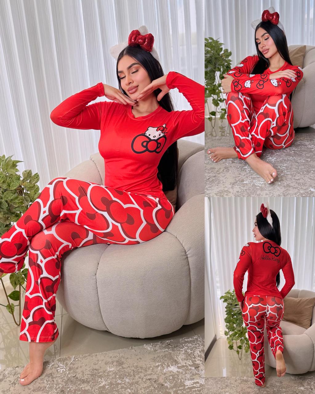 Pijama Manga Larga DAMA H.K1tty