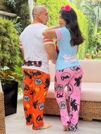 Combo Pareja (2 Pijamas Dama y Caballero Dragon B)
