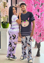 Combo Pareja (2 Pijamas Dama y Caballero Gatos)