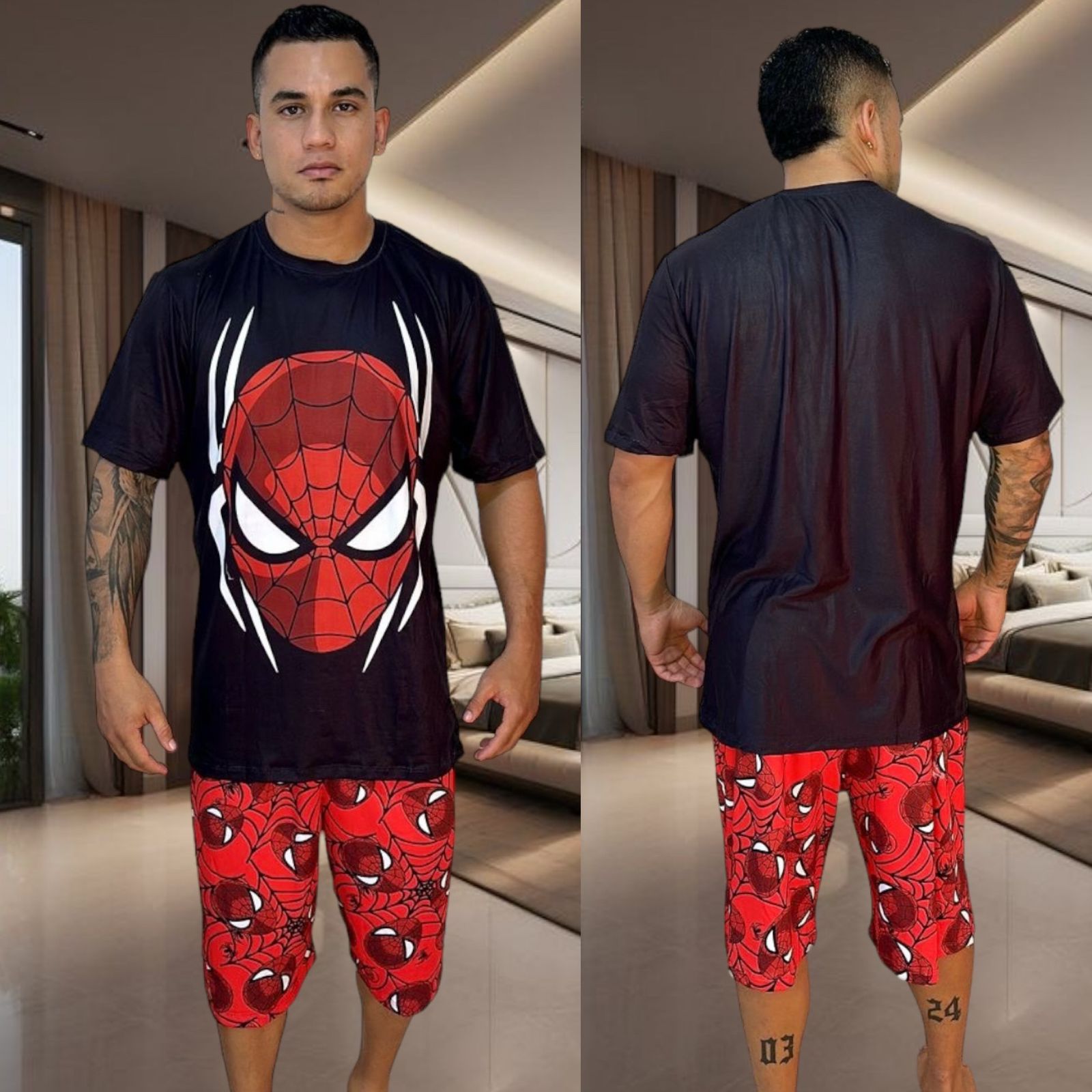 Conjunto Pijama HOMBRE SHORT REF 6562
