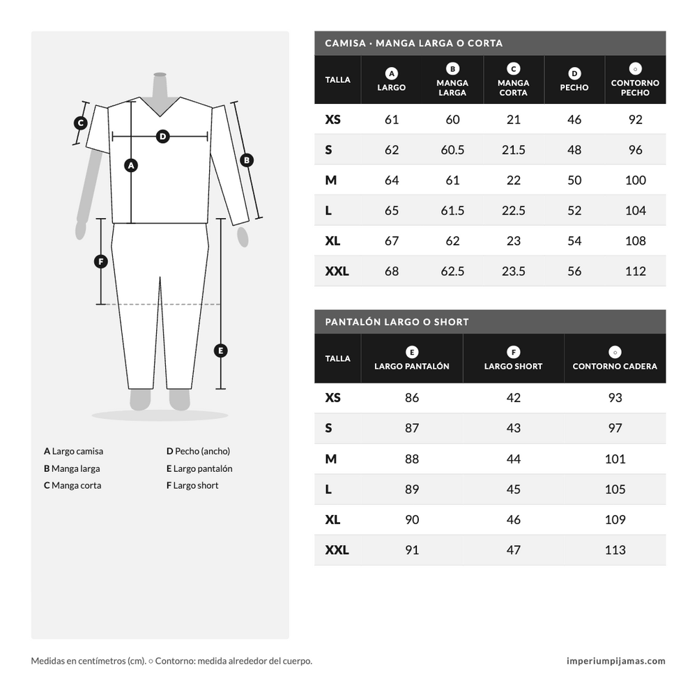 Size chart image