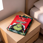 PIJAMA FAMILIA GRINCH ROJO