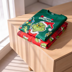 PIJAMA FAMILIA GRINCH VERDE