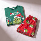 PIJAMA FAMILIA GRINCH VERDE