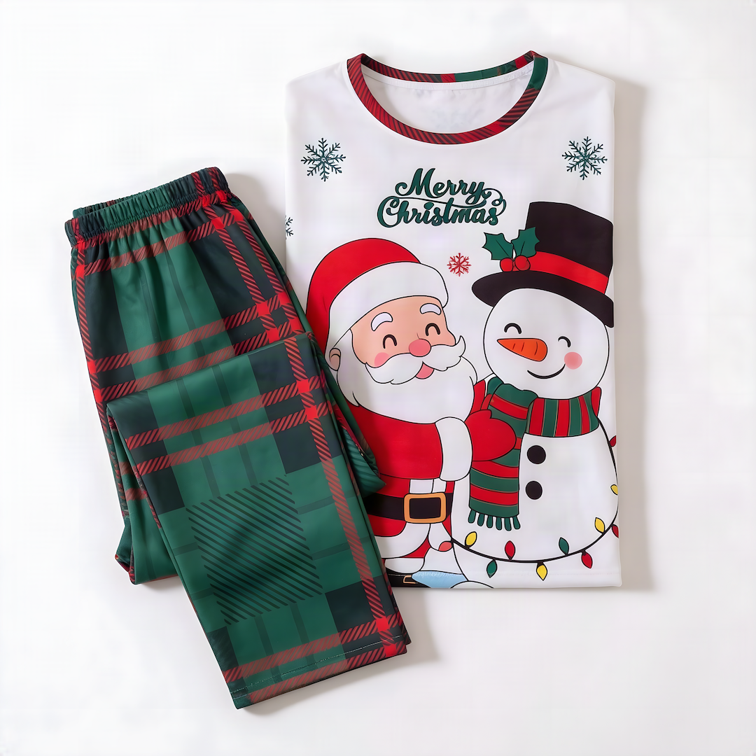 PIJAMA FAMILIA NOEL NIEVE