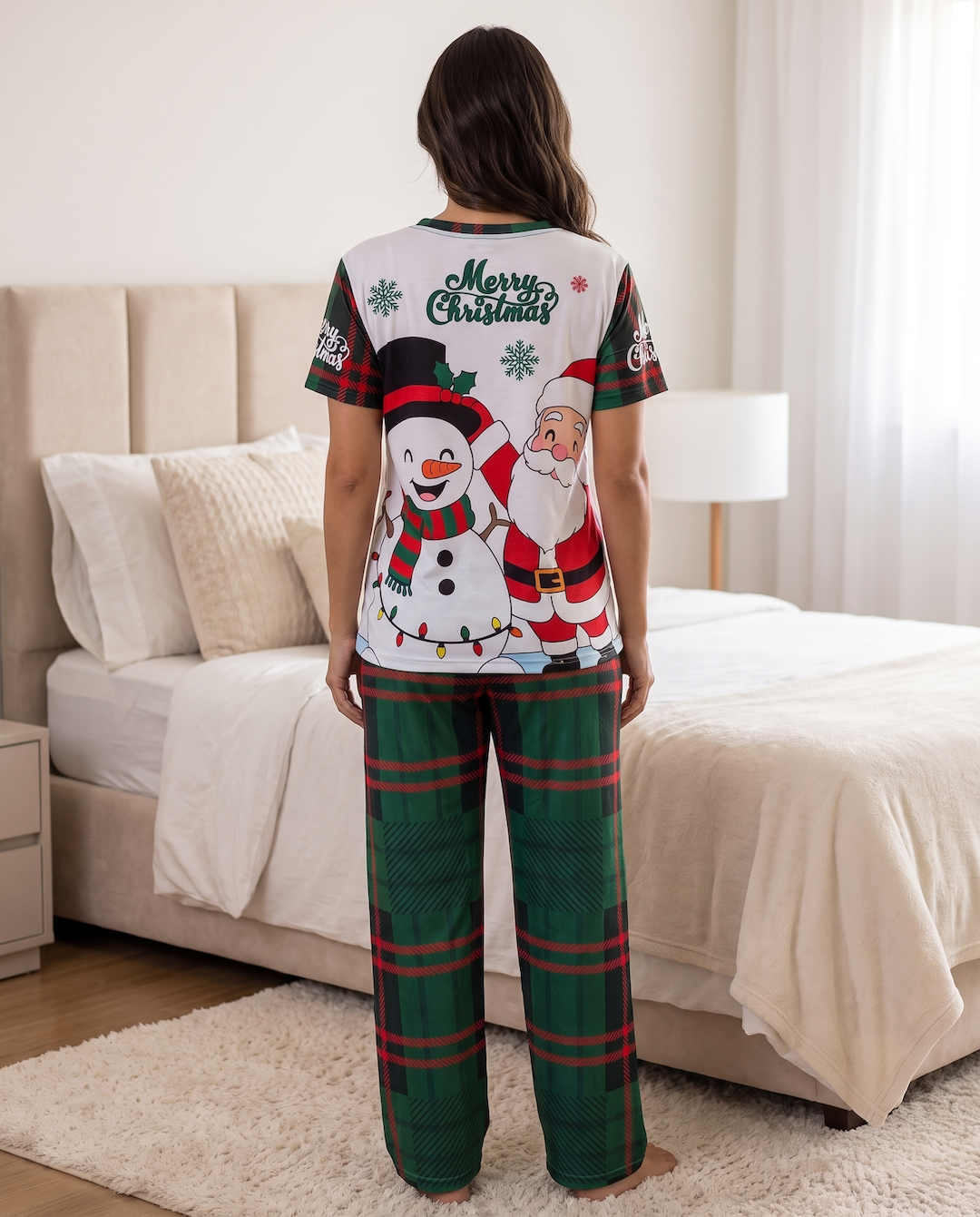 PIJAMA FAMILIA NOEL NIEVE
