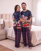 PIJAMA FAMILIA NOEL MICKEY